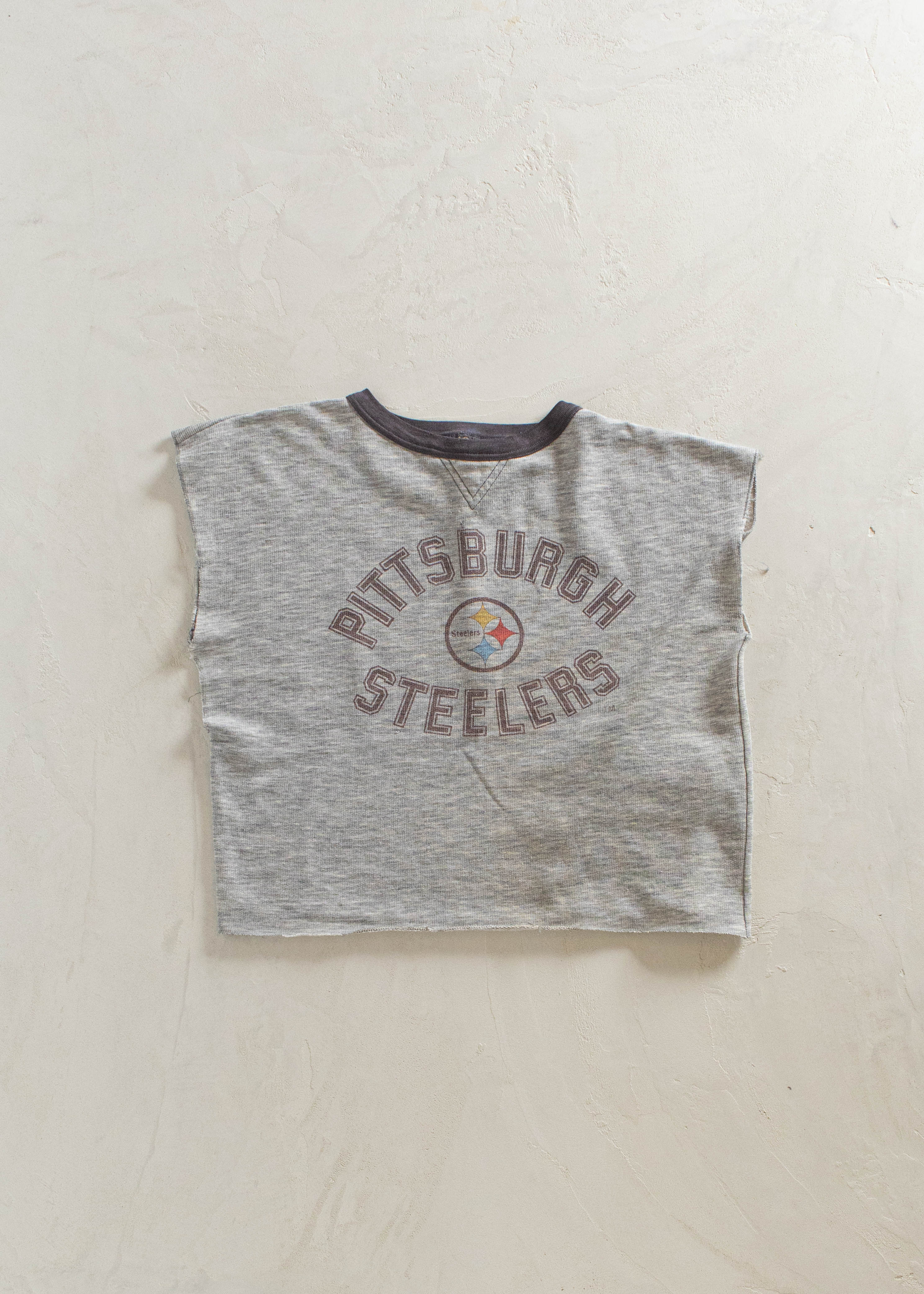 1980s Pittsburgh Steerlers Cut Off Sweatshirt Size S/M – Palmo Goods