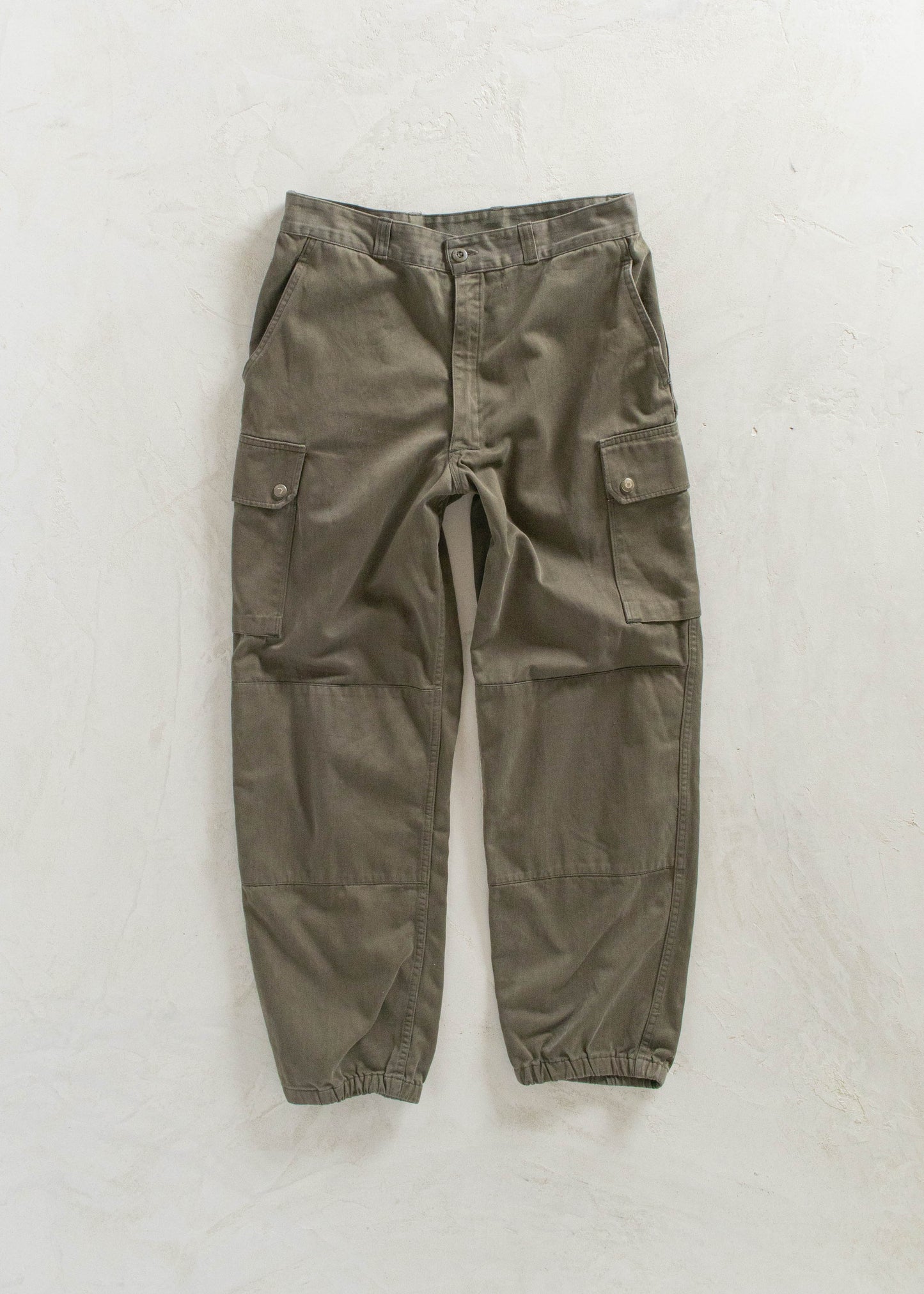 Vintage 1980s Paul Boyé French Military Cargo Pants Size Women's 30 Men's 32