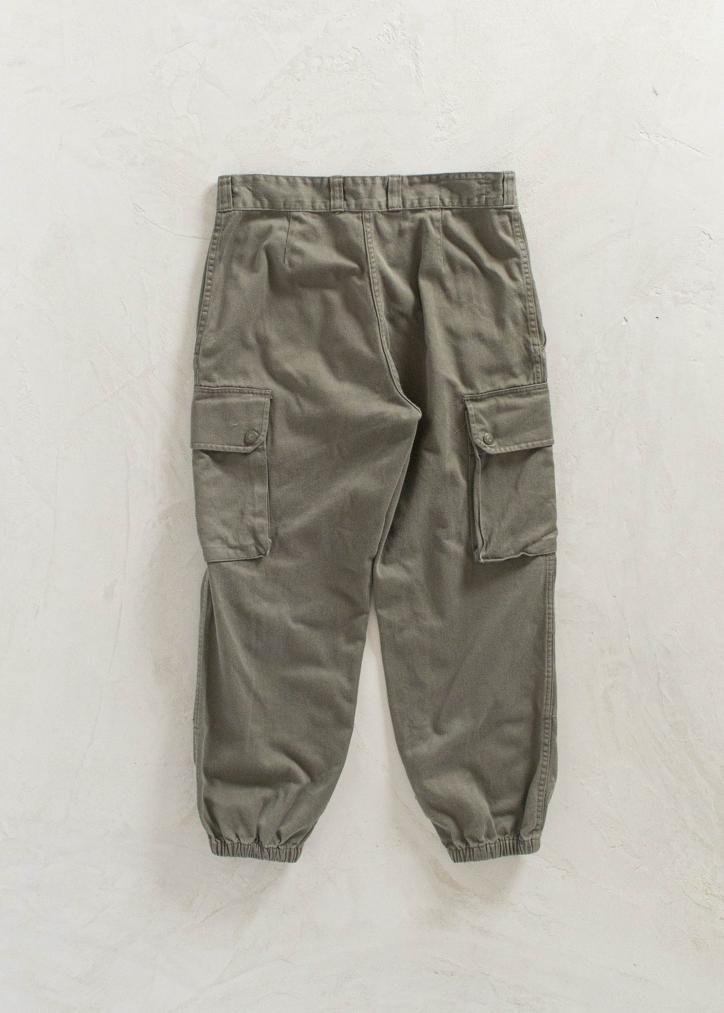 Vintage 1980s French Military Cargo Pants Size Women's 27 Men's 30