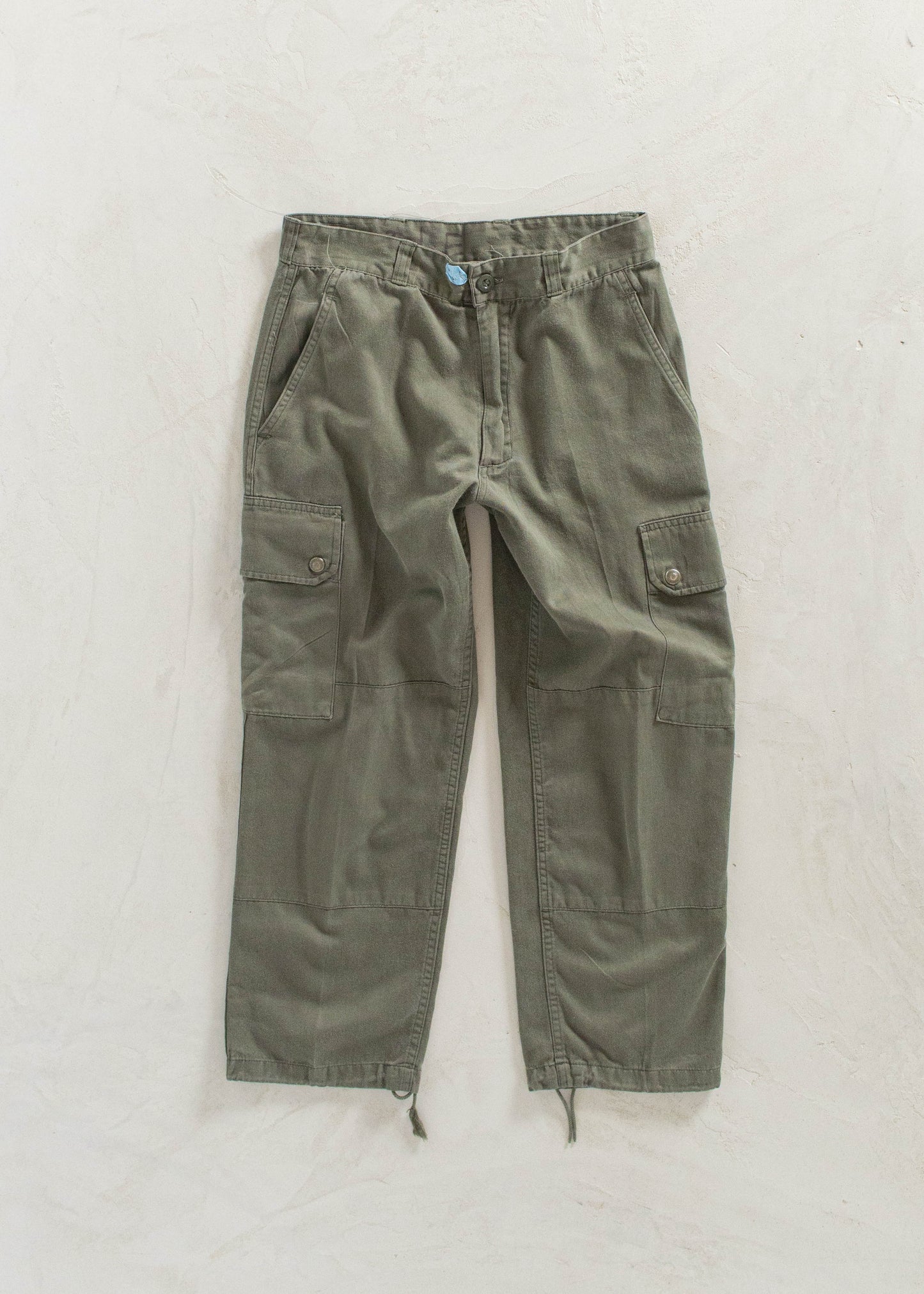 Vintage 1980s Paul Boyé French Military Cargo Pants Size Women's 27 Men's 30