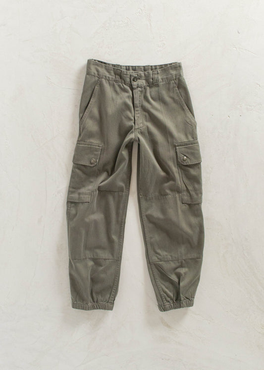 Vintage 1980s Paul Boyé French Military Cargo Pants Size Women's 24