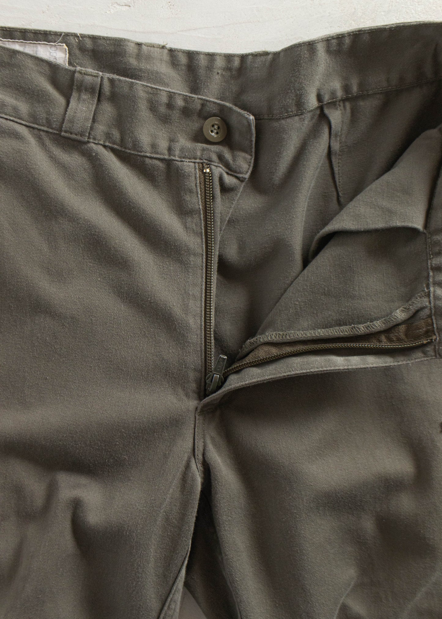 Vintage 1980s French Military Cargo Pants Size Women's 27 Men's 30