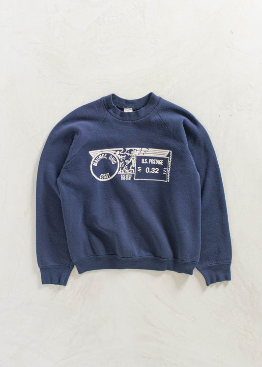 Vintage 1990s Fruit of The Loom US Postage Sweatshirt Size M/L