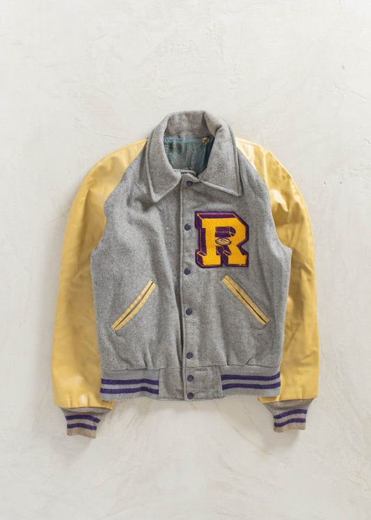 Vintage 1980s Varsity Jacket Size L/XL