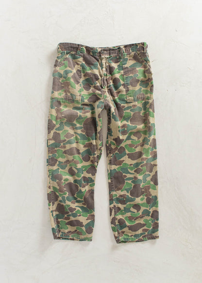 Vintage 1970s Ranger Frog Camo Cargo Pants Women's 30 Men's 32