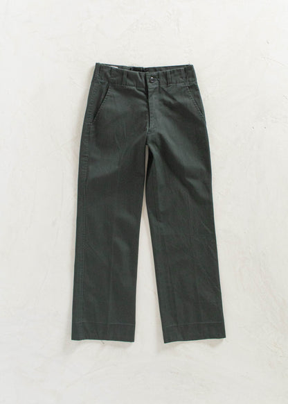 Vintage 1980s Military Cadet Pants Size Women's 24