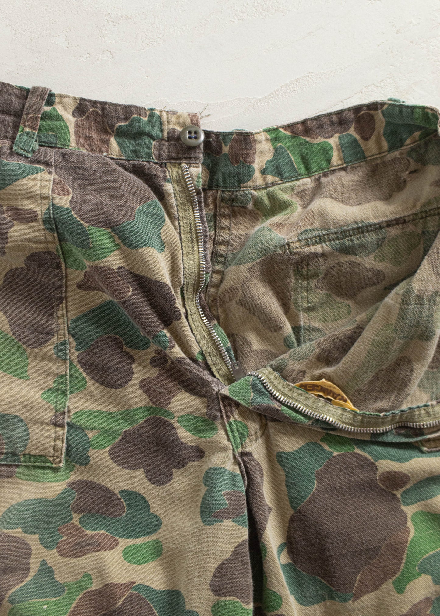 Vintage 1970s Ranger Frog Camo Cargo Pants Women's 30 Men's 32