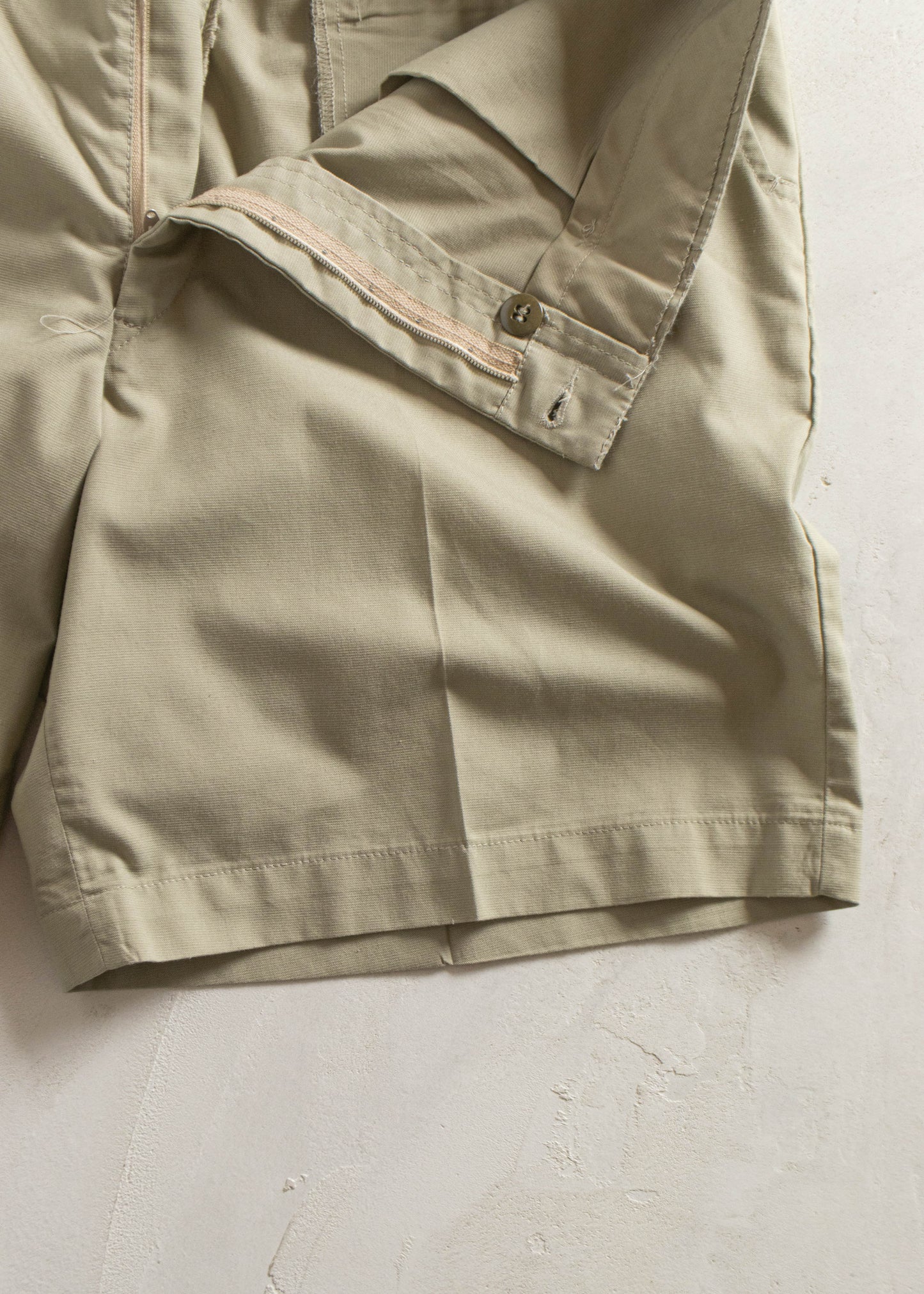 Vintage 1970s French Military Shorts Size Women's 32 Men's 34