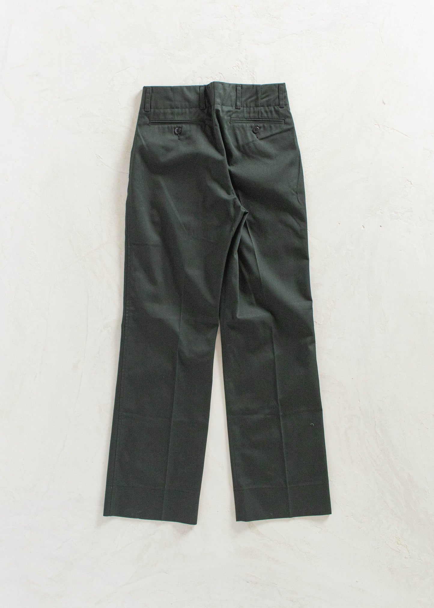 Vintage 1980s Military Cadet Pants Size Women's 26 Men's 30