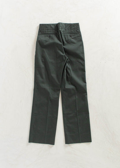 Vintage 1980s Military Cadet Pants Size Women's 26 Men's 30