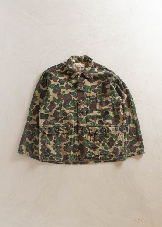 1970s Ranger Frog Camo Chore Coat Size M/L