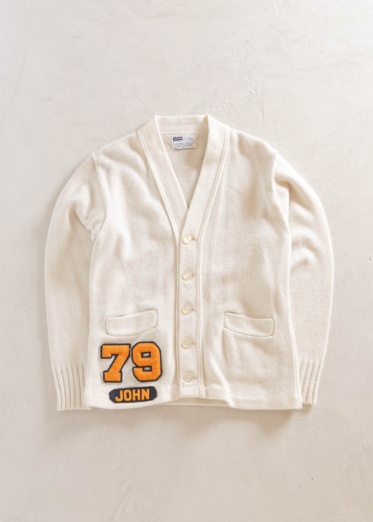 1970s AMF Varsity Letterman Cardigan Size XS/S