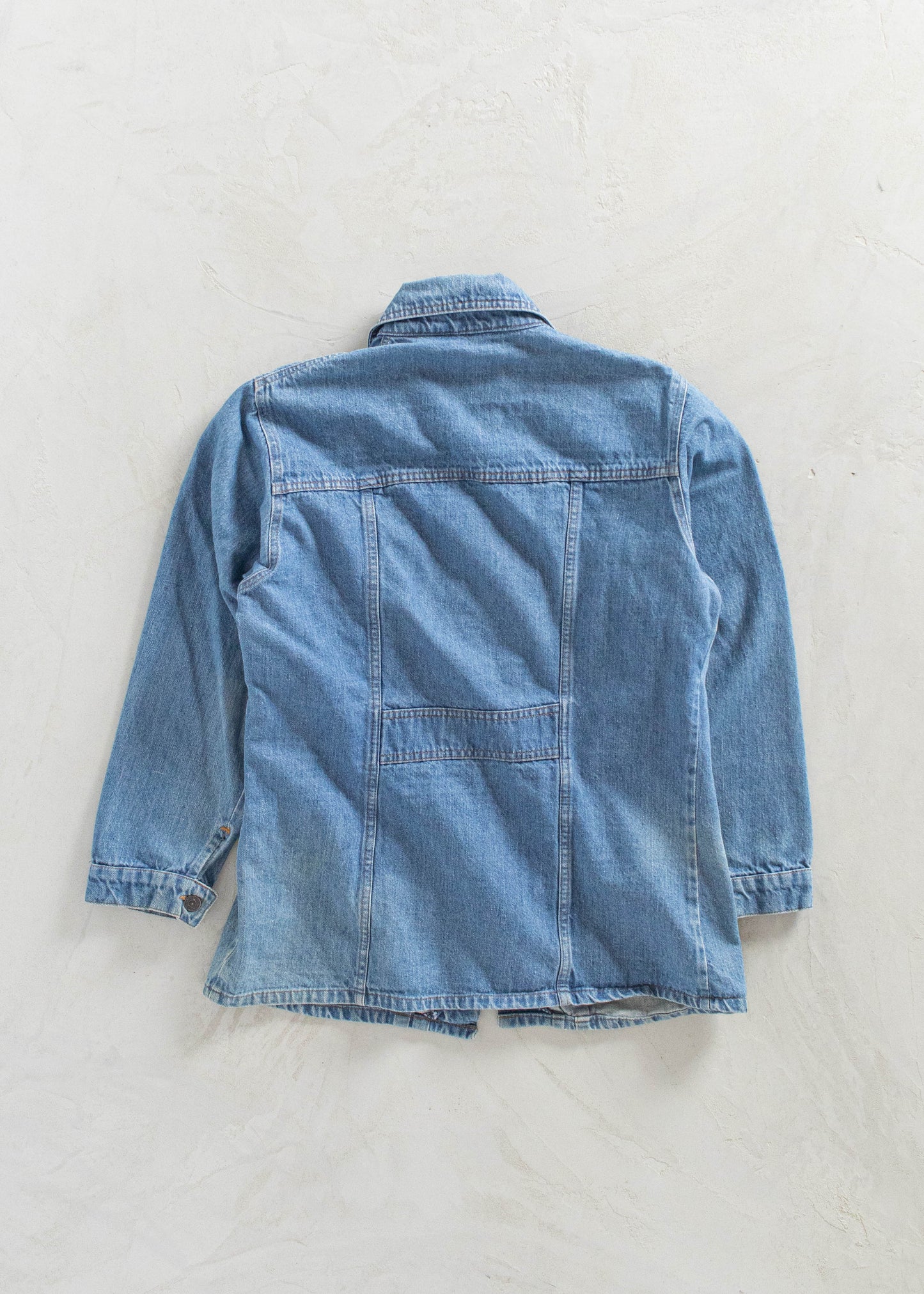 Vintage 1970s Levi's Orange Tab Pleated Denim Jacket Size XS/S