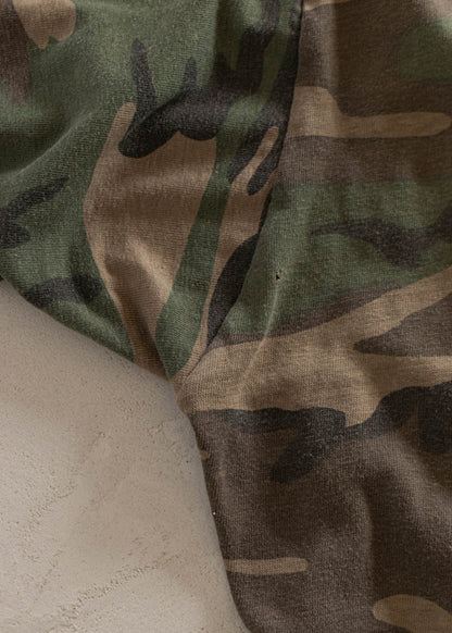 1980s Camo Selvedge Pocket T-Shirt Size M/L