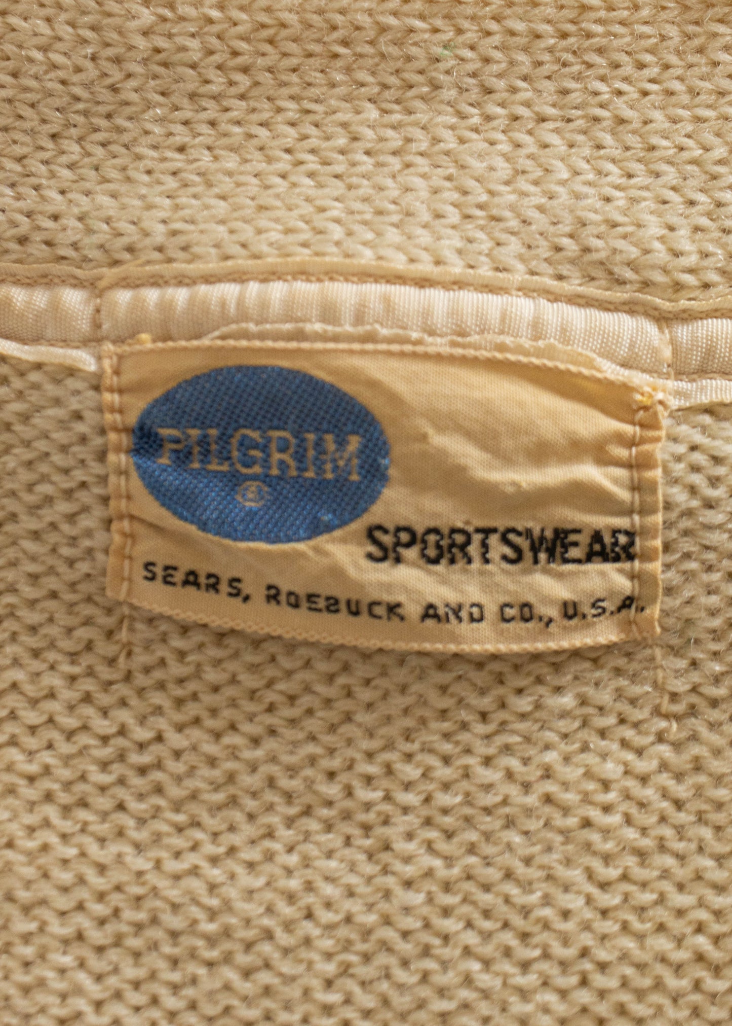 Vintage 1960s Sears Varsity Cardigan Size XS/S