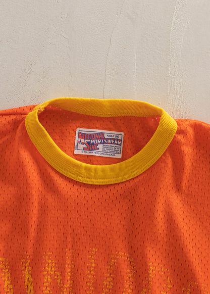 1980s National Sportswear Mesh Sports Jersey Size S/M