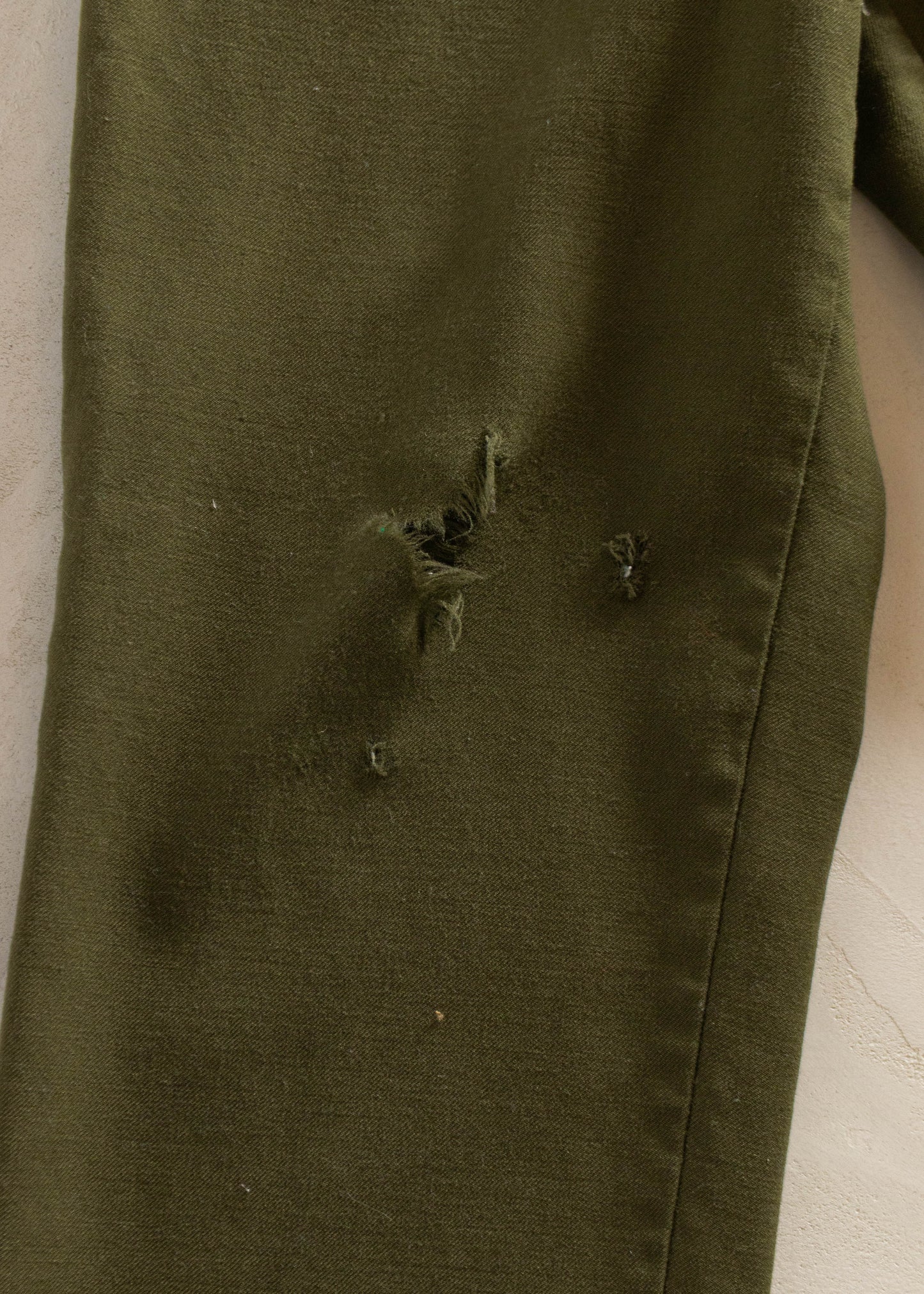 1970s Wool Military Trousers Size Women's 27 Men's 30