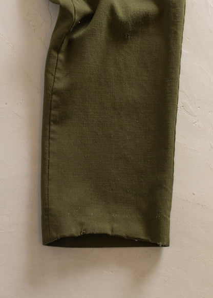 1970s Wool Military Trousers Size Women's 27 Men's 30