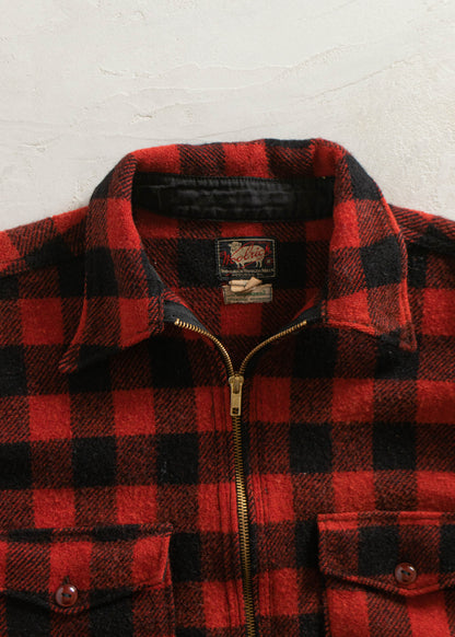 Vintage 1970s Woolrich Flannel Button Up Shirt Size Size S/M