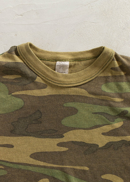 Vintage 1980s Military Camo T-Shirt Size L/XL