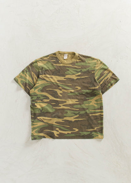 Vintage 1980s Military Camo T-Shirt Size L/XL