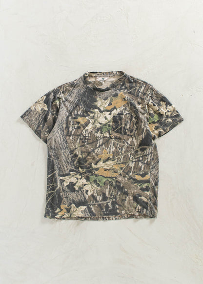 Vintage Mossy Oak Tree Camo T-Shirt Size M/L