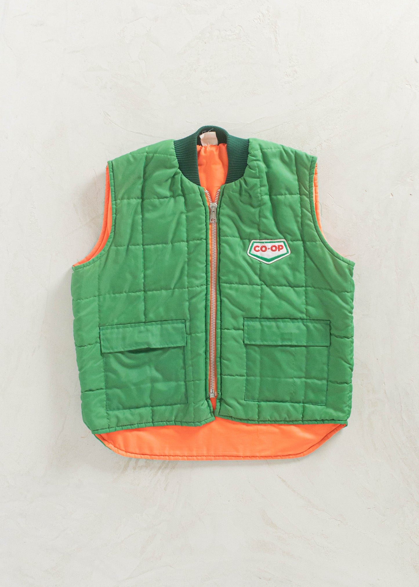 Vintage Reversible Quilted Liner Vest Size L/XL