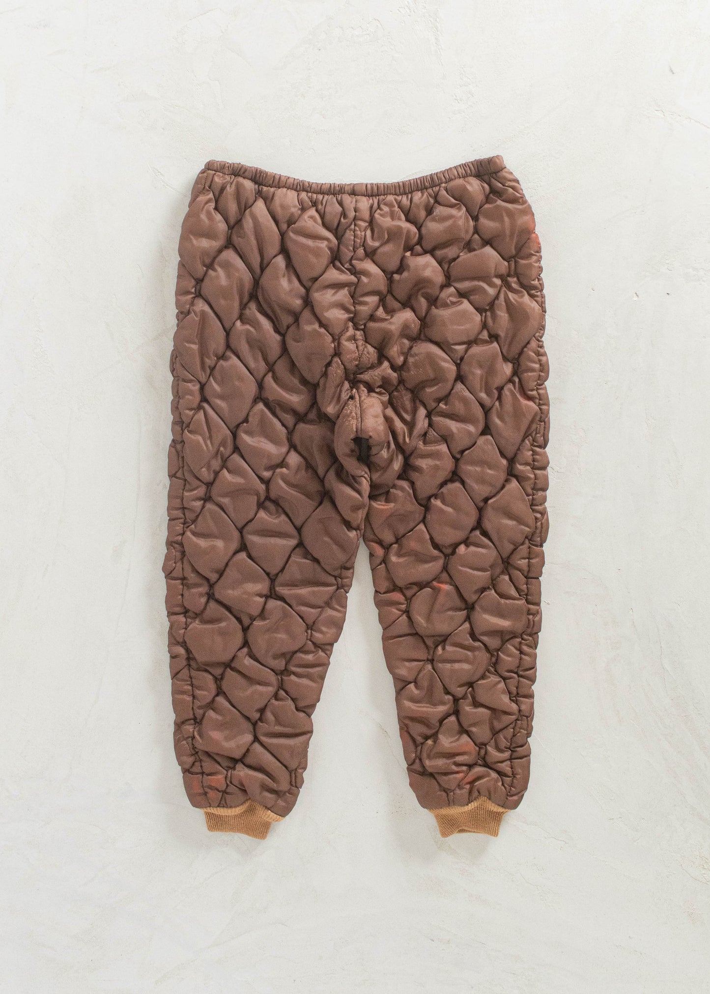 Vintage 1980s Quilted Liner Pants Size M/L