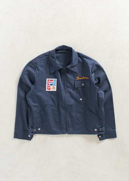 Vintage Pepsi Chainstitched Gas Jacket Size L/XL