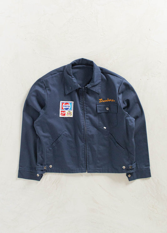 Vintage Pepsi Chainstitched Gas Jacket Size L/XL