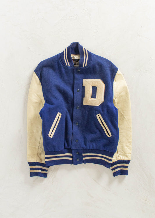 Vintage 1960s Whiting Varsity Letterman Jacket Size M/L