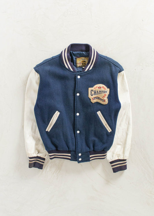 Vintage J&C Varsity Letterman Jacket Size M/L