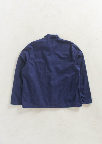 Vintage 1980s Bleu de Travail European Workwear Chore Jacket Size L/XL