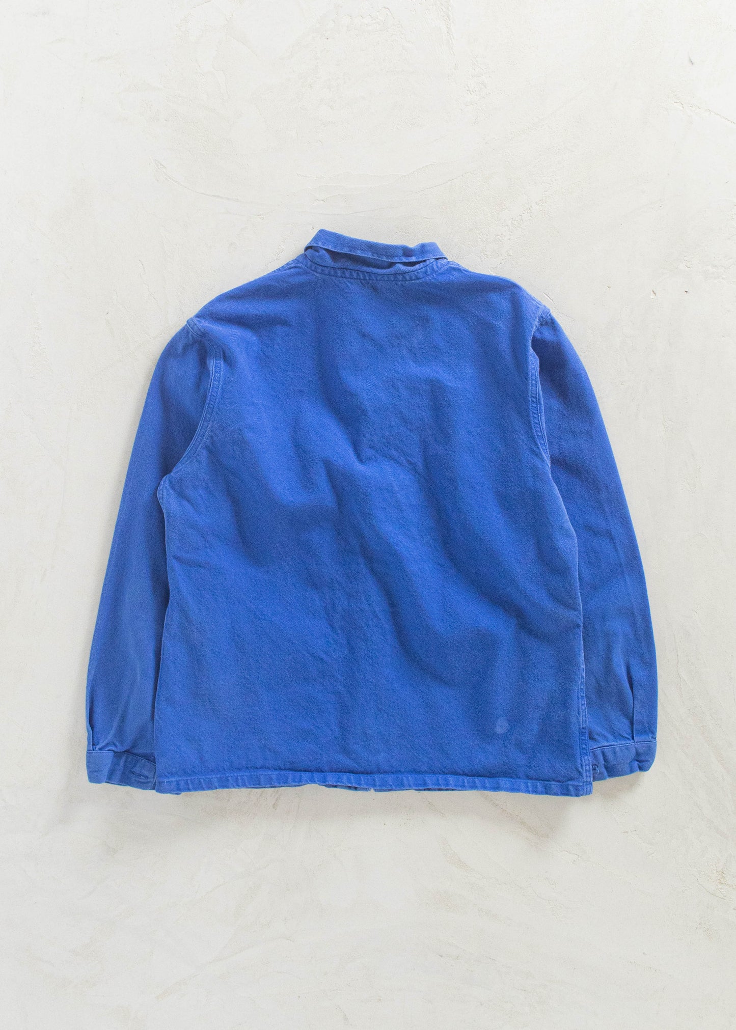 Vintage 1980s L'ideal Bleu de Travail French Workwear Chore Jacket Size S/M