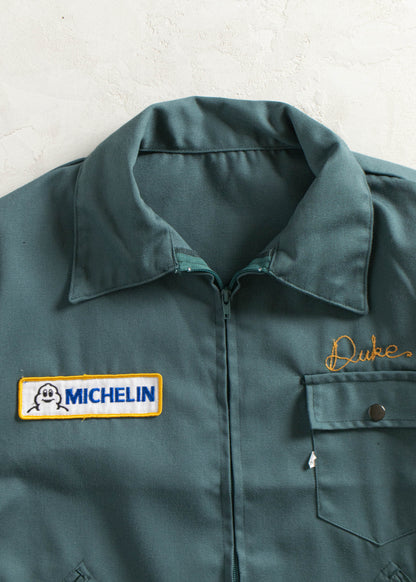 Vintage Michelin Chainstitched Gas Jacket Size 2XL/3XL