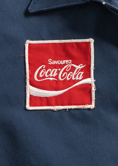 Vintage Coca Cola Chainstitched Gas Jacket Size XS/S