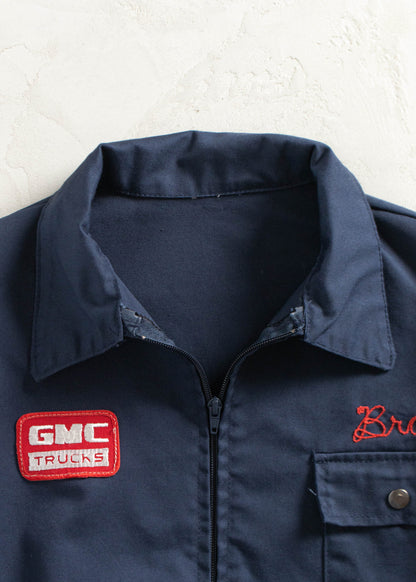 Vintage GMC Trucks Chainstitched Gas Jacket Size L/XL