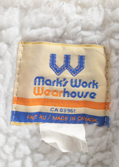 Vintage 1980s Mark's Work Wearhouse Sherpa Lined Vest Size XL/2XL