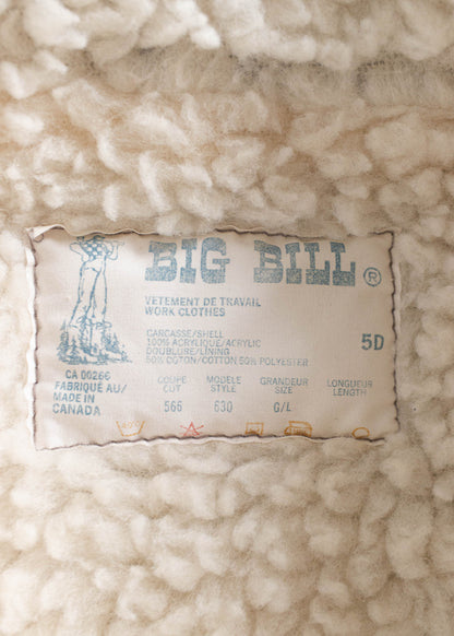 Vintage 1970s Big Bill Sherpa Lined Vest Size M/L