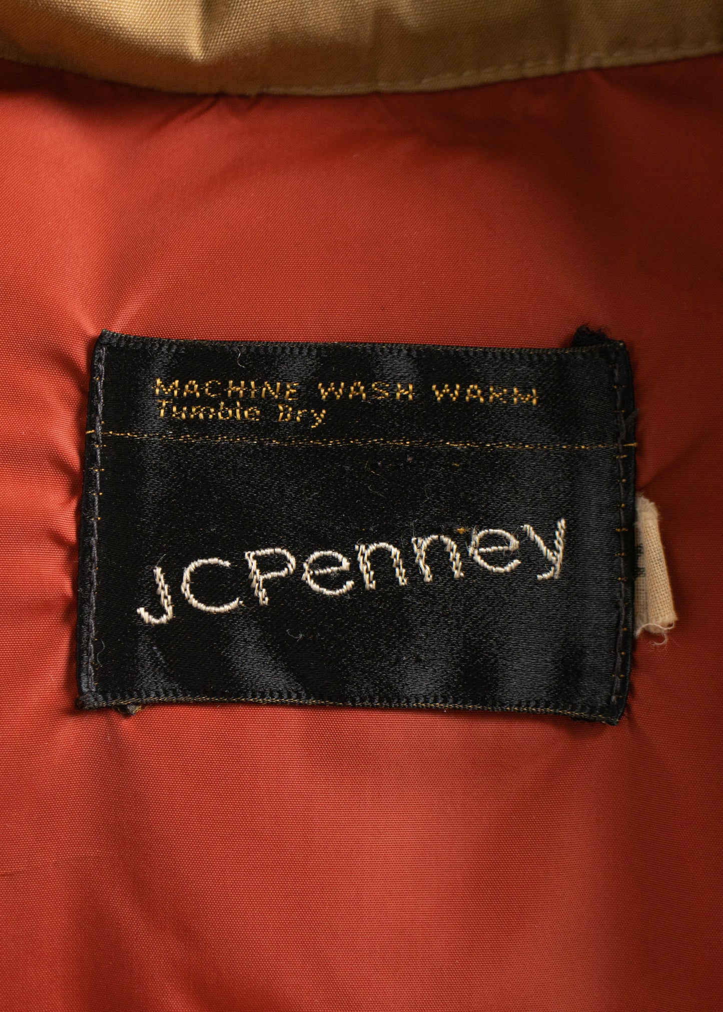 Vintage JC Penney Down Filled Vest Size M/L