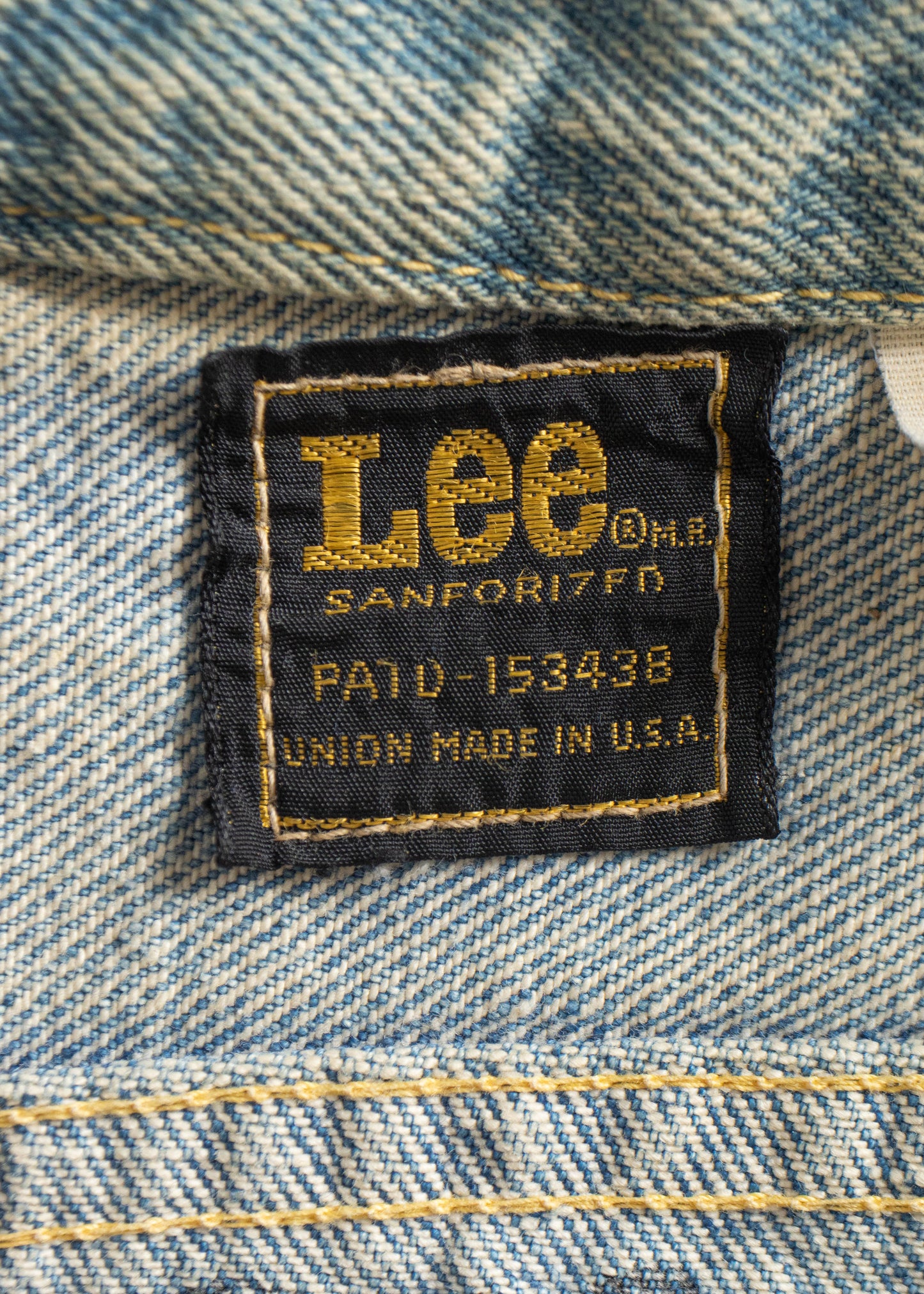 Vintage 1970s Lee Denim Trucker Jacket Size S/M