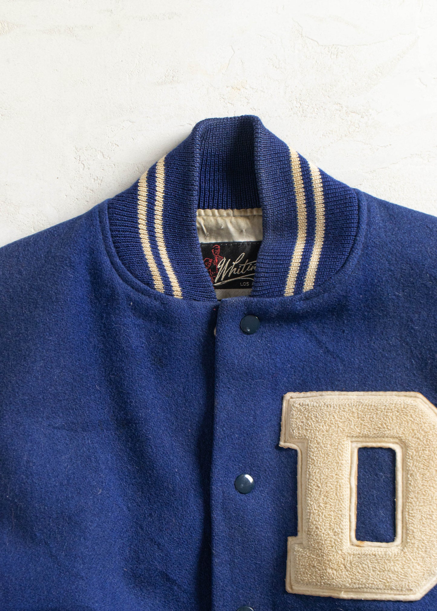 Vintage 1960s Whiting Varsity Letterman Jacket Size M/L