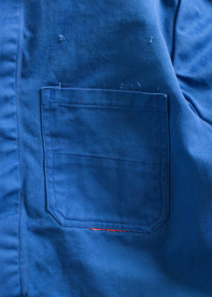 Vintage 1980s Bleu de Travail European Workwear Chore Jacket Size L/XL