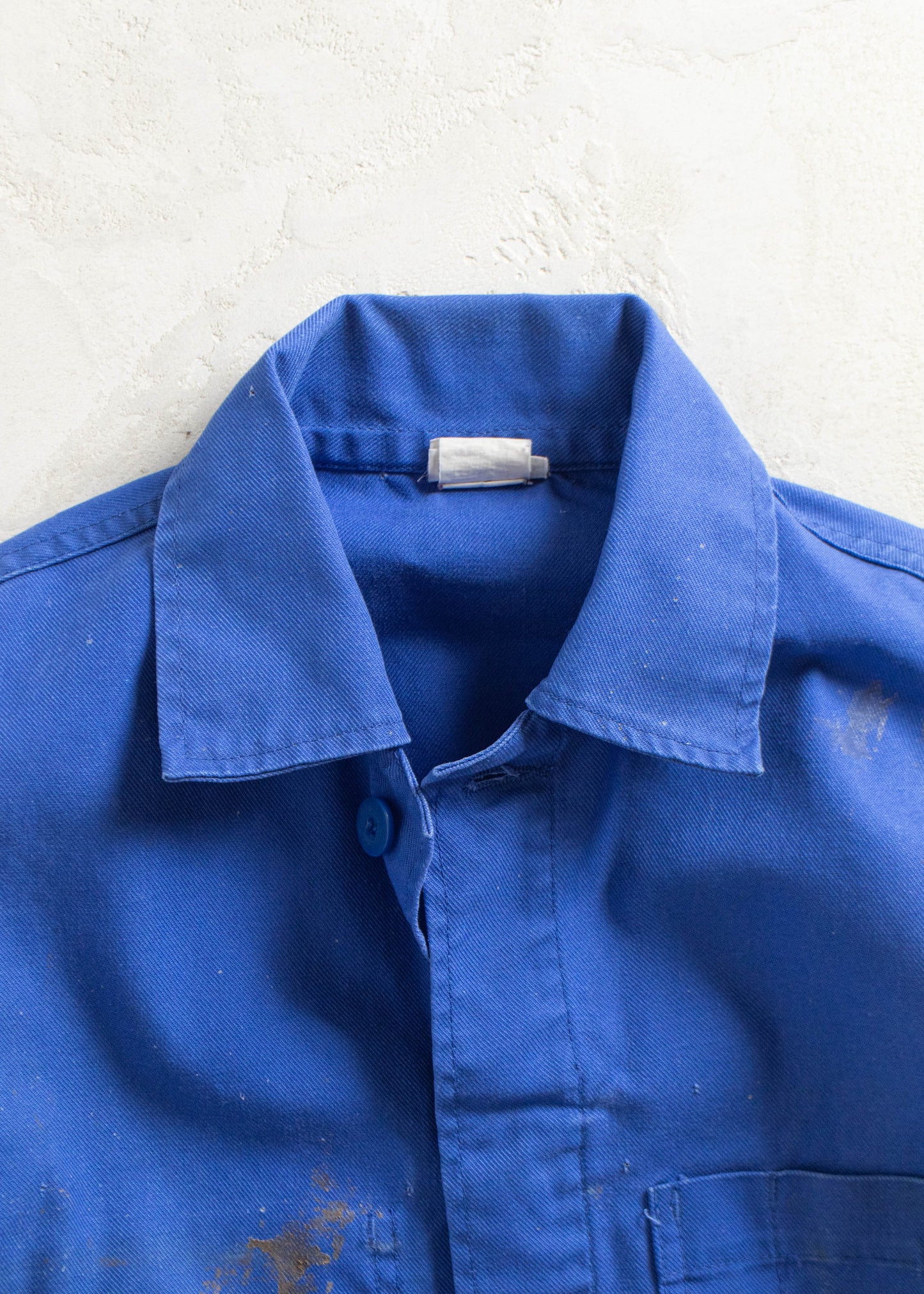 Vintage 1980s Bleu de Travail French Workwear Chore Jacket Size S/M