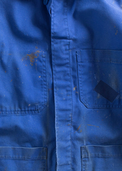 Vintage 1980s Bleu de Travail French Workwear Chore Jacket Size S/M