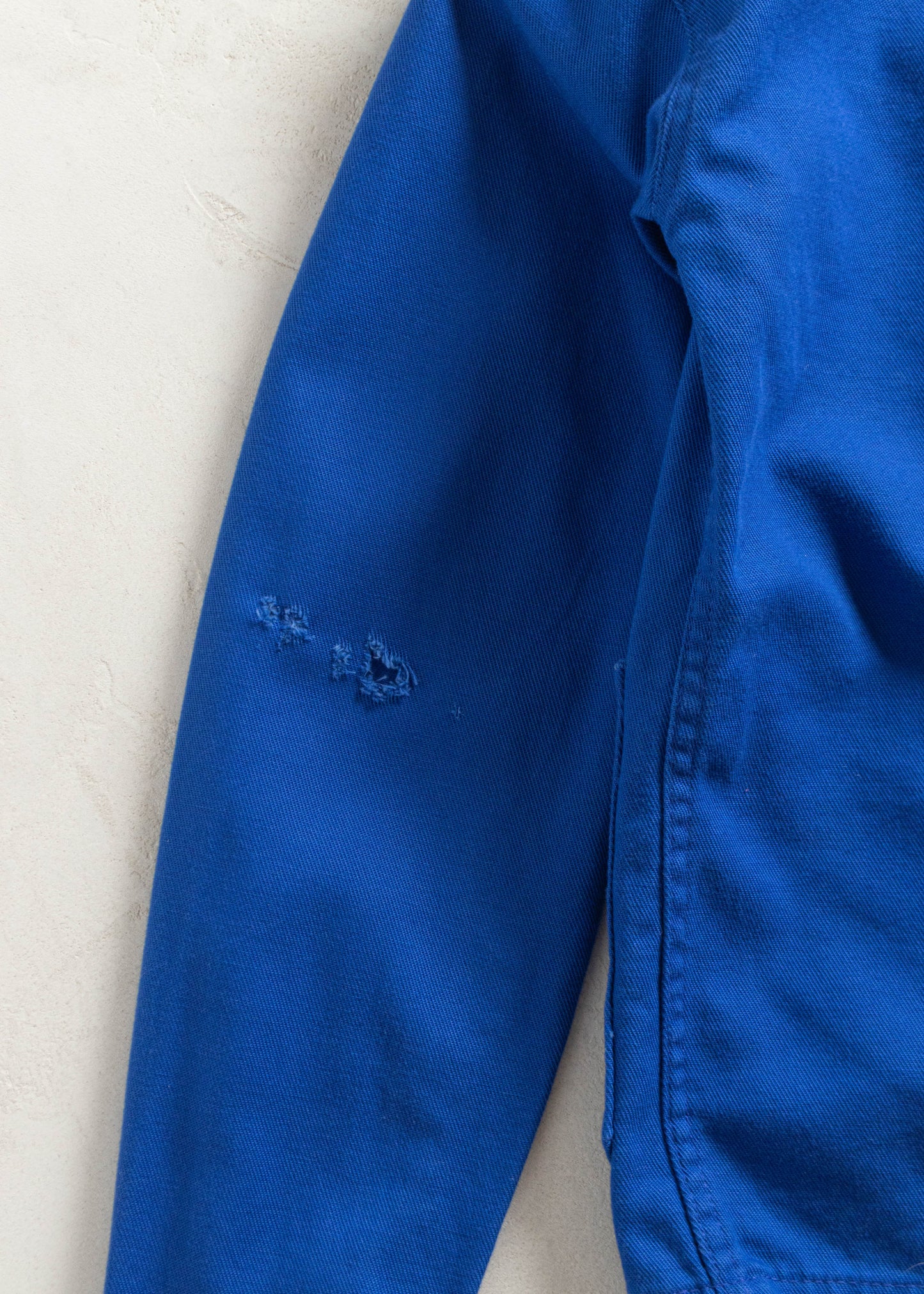 Vintage 1980s Cepovett Bleu de Travail French Workwear Chore Jacket Size XS/S