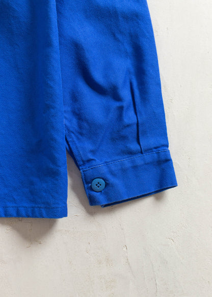 Vintage 1980s DMD Bleu de Travail French Workwear Chore Jacket Size S/M