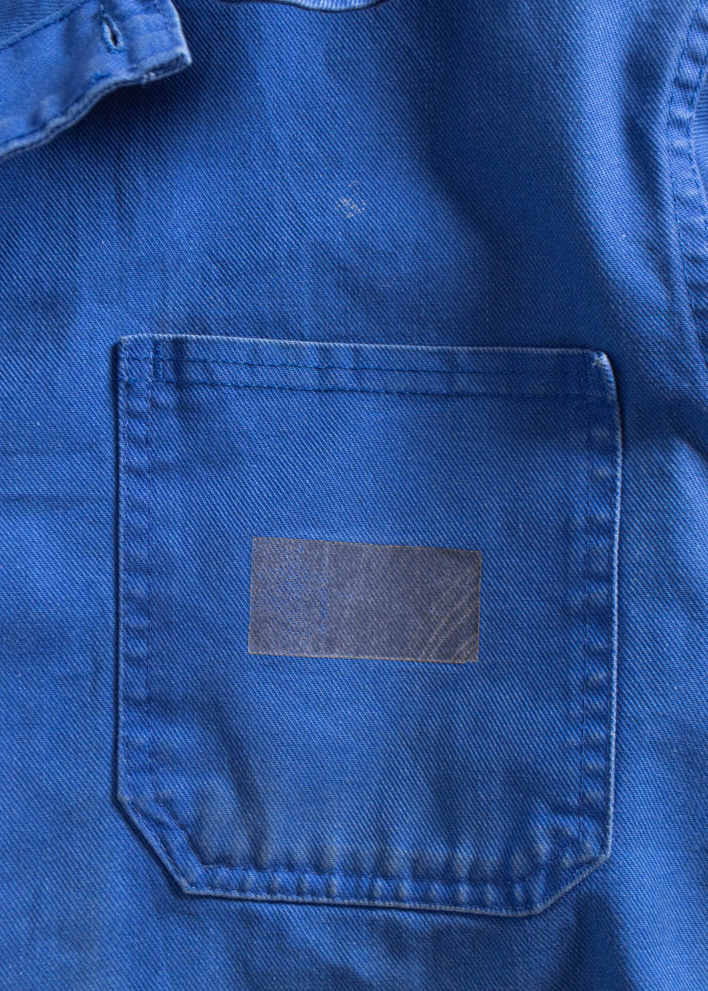 Vintage 1980s Bleu de Travail French Workwear Chore Jacket Size M/L