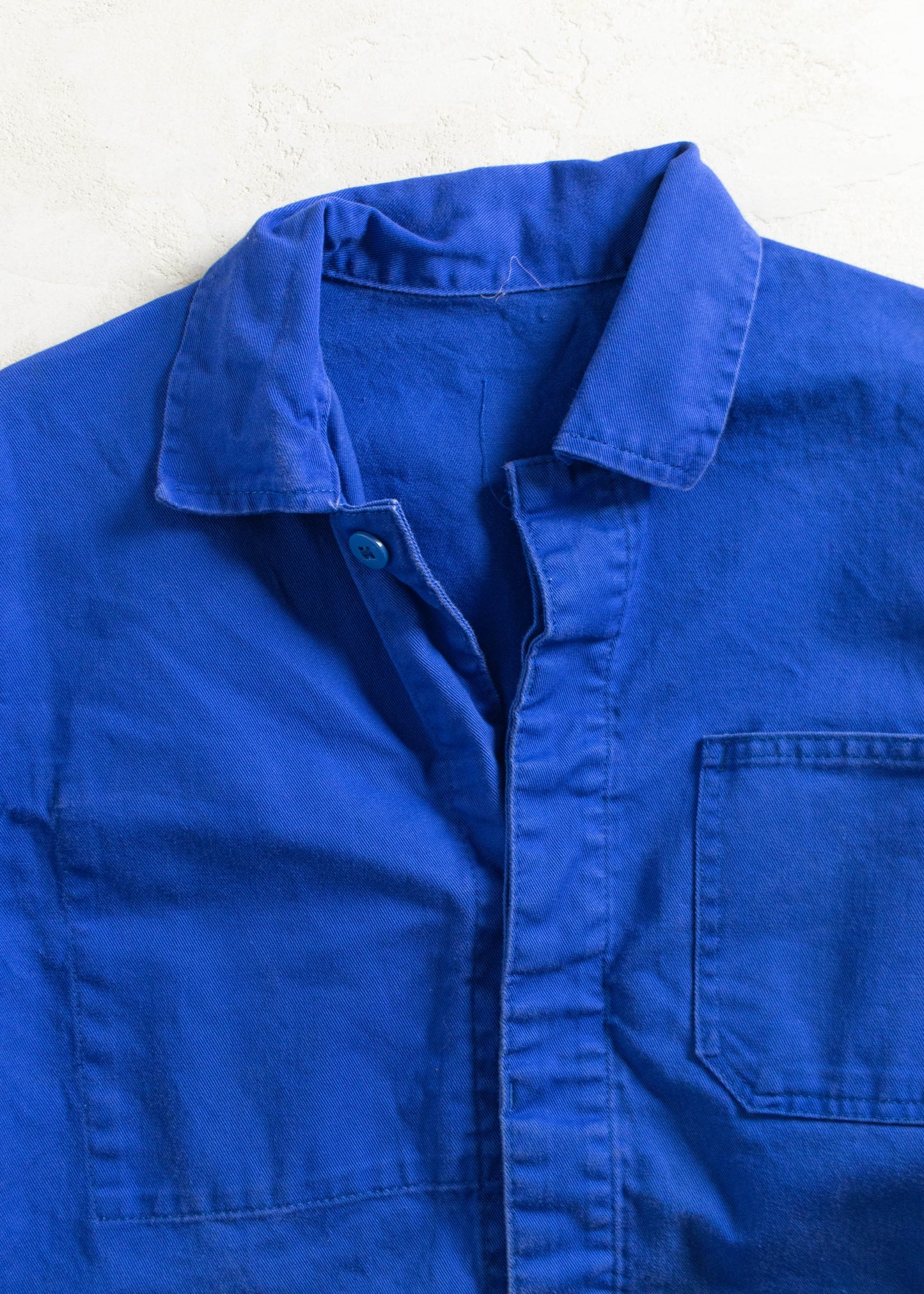 Vintage 1980s Bleu de Travail French Workwear Chore Jacket Size S/M