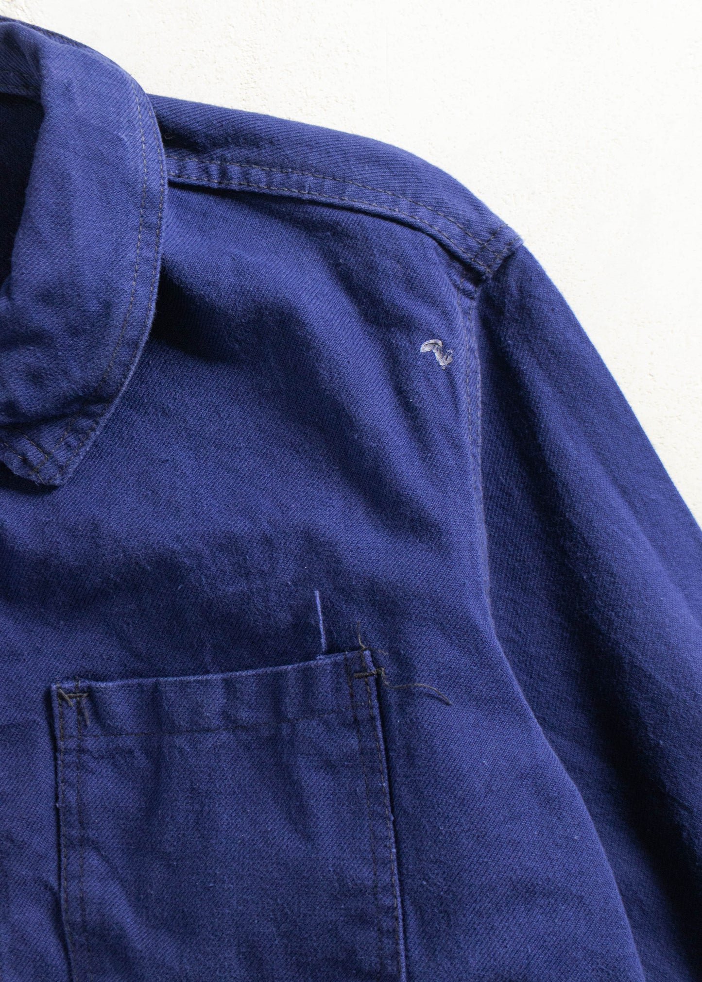 Vintage 1980s Varlson Bleu de Travail European Workwear Chore Jacket Size M/L